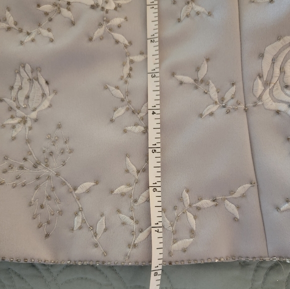 Vintage beaded corselet style crop tunic Zola Evening sz 8 - Picture 4 of 8